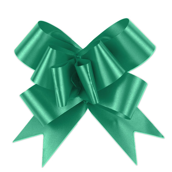 Emerald Splendorette Magic Pull Bows - 4 in.
