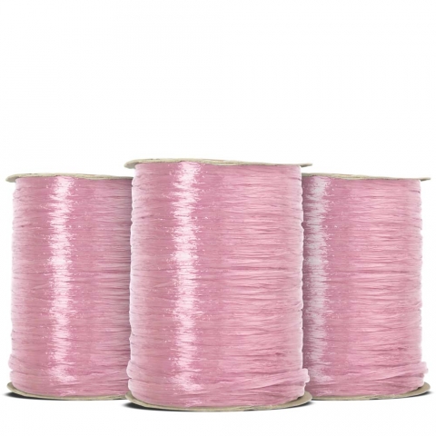 Pink raffia clearance