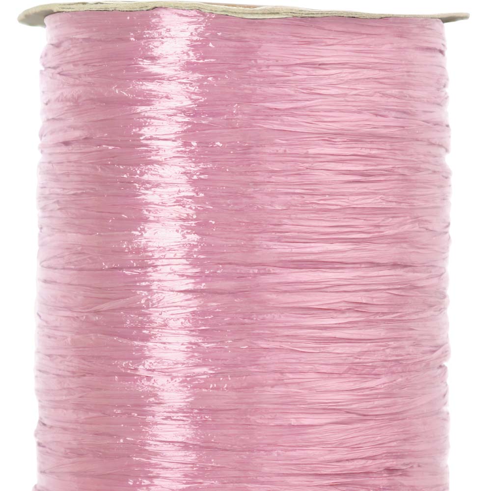 Pink Pearlized Nylon Raffia - 100 Yards - Bundle of 3 Rolls