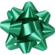 Emerald Star Bows - 3-3/4 in.