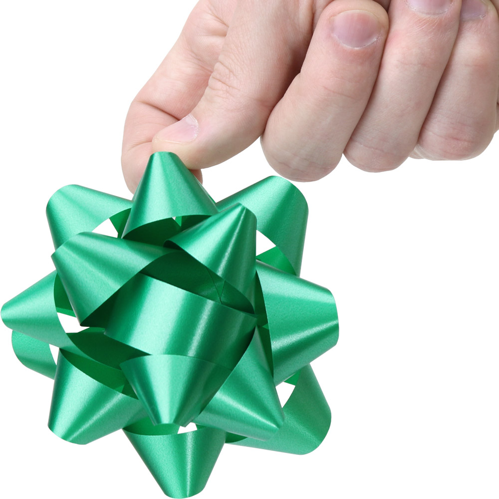 Emerald Star Bows - 3-3/4 in.