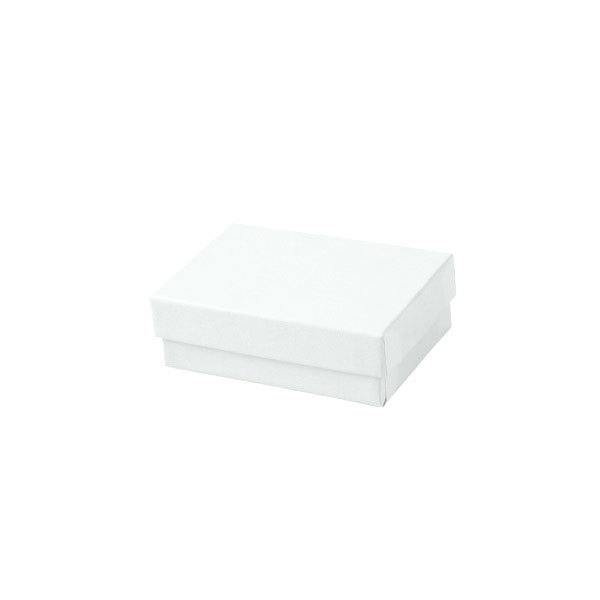 White Swirl Jewelry Box - 3-1/16 x 2-1/8 x 1 in.