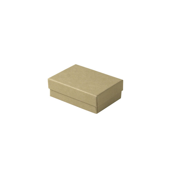 Brown Kraft Jewelry Box - 3-1/16 x 2-1/8 x 1 in.