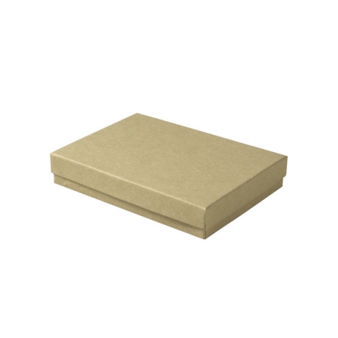 Brown Kraft Jewelry Box - 5-1/4 x 3-3/4 x 7/8 in.
