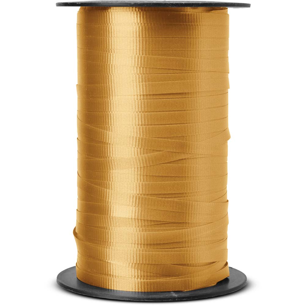 BABCOR Packaging: Gold Splendorette Curling Ribbon - 3/16 in. x