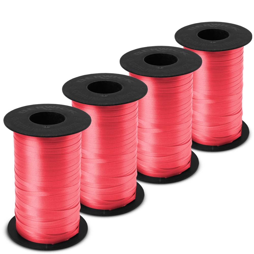 Pink Curling Ribbon 3/16 x 500 Yards