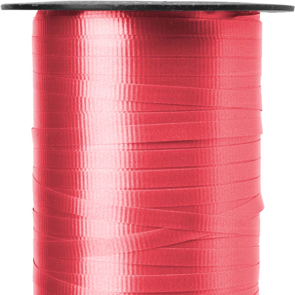 Curly Red Ribbon Red Curling Ribbon Crimped 3/16in. X 500 Yards pm4435030 