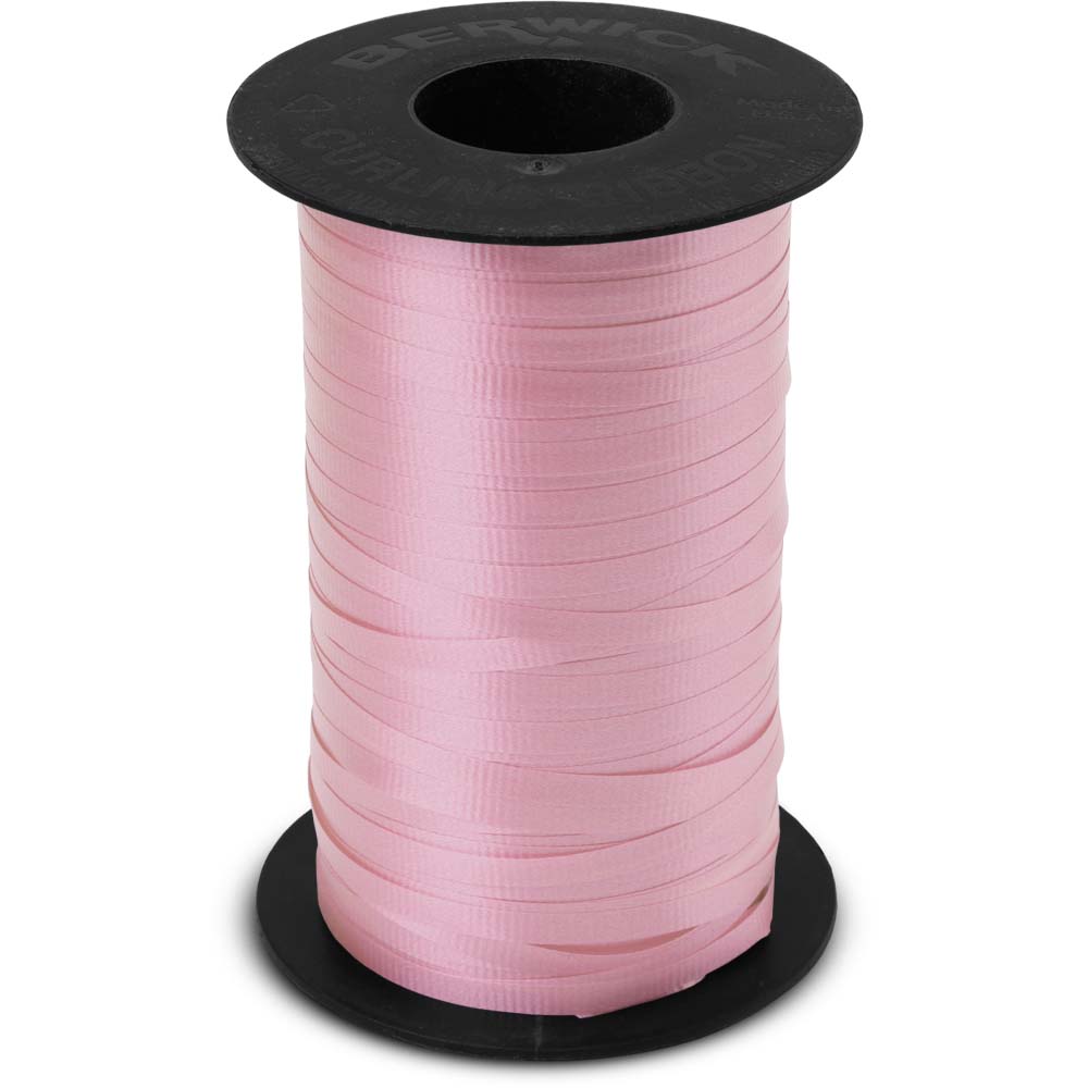 Light Pink Curling Ribbon - Crimped - 3/8in. x 250 Yds (pm4435639)