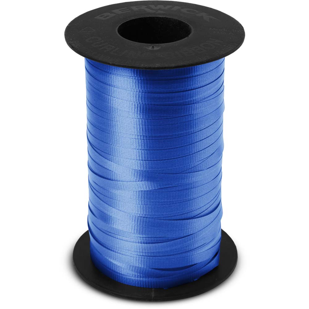 BABCOR Packaging: Light Blue Splendorette Curling Ribbon - 3/16 in. x 500  Yards - Bundle of 4 Rolls
