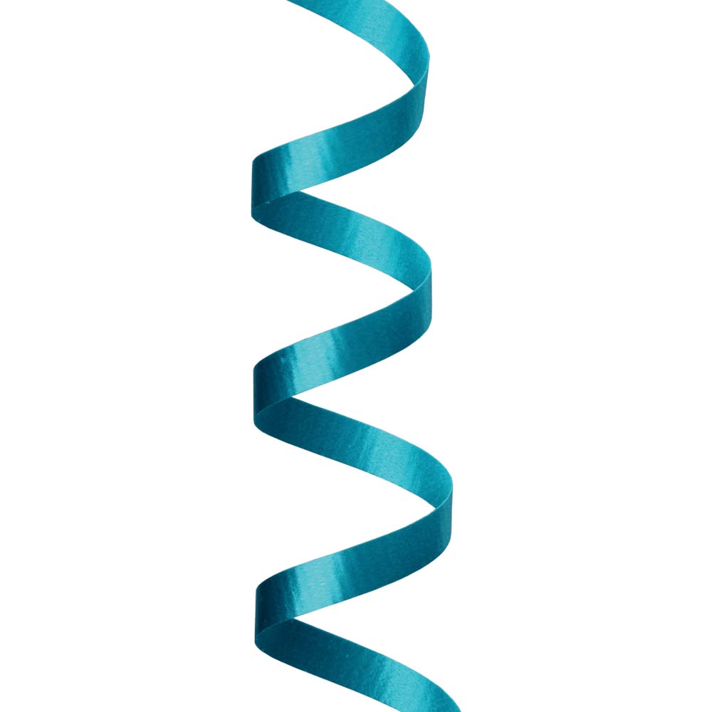 Turquoise Splendorette Curling Ribbon - 3/16 in. x 500 Yards - Bundle of 4 Rolls