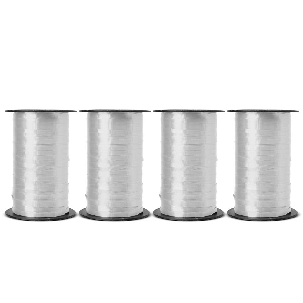 Ruban De Curling Ficelle Sertie – 3/16", 11 Yards (2 Pièces), Argent, Neuf En Emballage