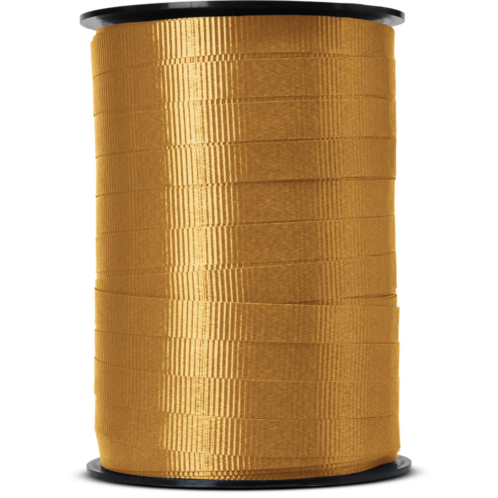 BABCOR Packaging: Gold Splendorette Curling Ribbon - 3/8 in. x 250