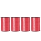 Red Splendorette Curling Ribbon - 3/8 in. x 250 Yards - Bundle of 4 Rolls