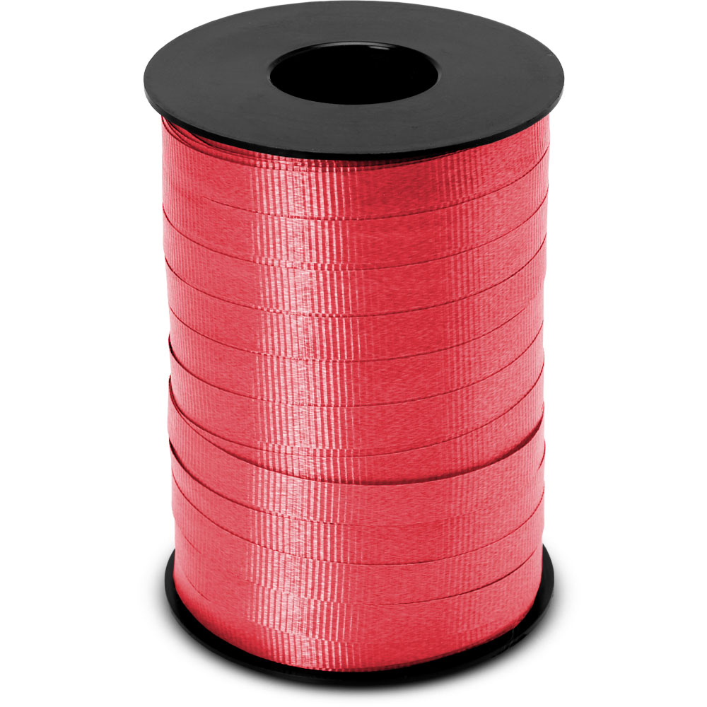 Red Splendorette Curling Ribbon - 3/8 in. x 250 Yards - Bundle of 4 Rolls