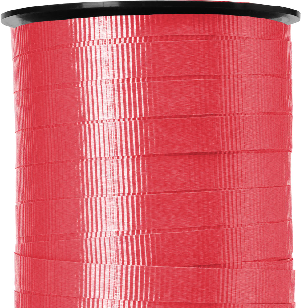 Red Splendorette Curling Ribbon - 3/8 in. x 250 Yards - Bundle of 4 Rolls