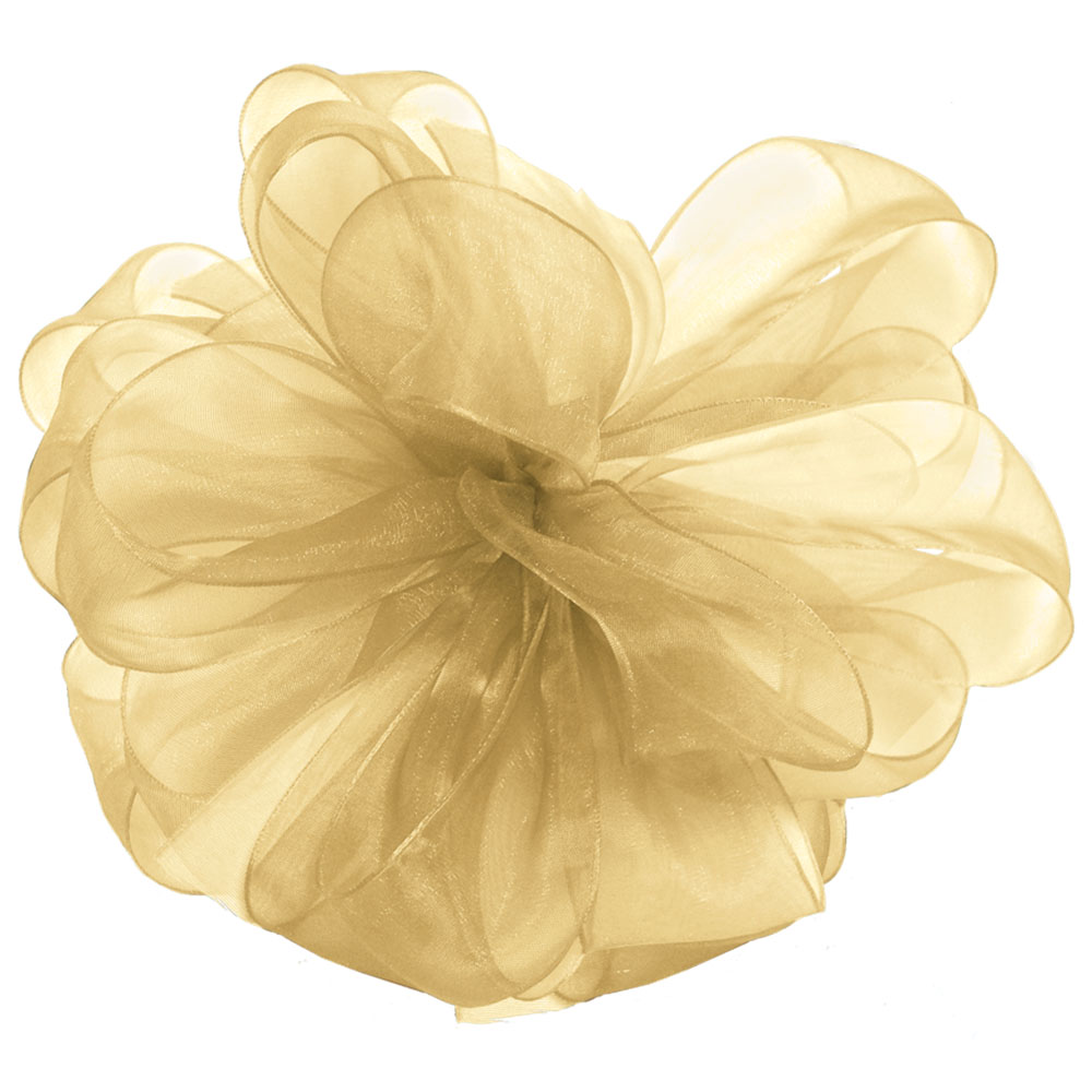 Gold Simply Sheer Asiana - 1-1/2 in. x 100 Yards - Bundle of 2 Roll