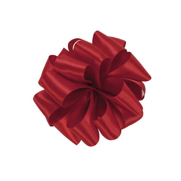 Red Double Face Satin Ribbon - 7/8 in. x 100 Yards