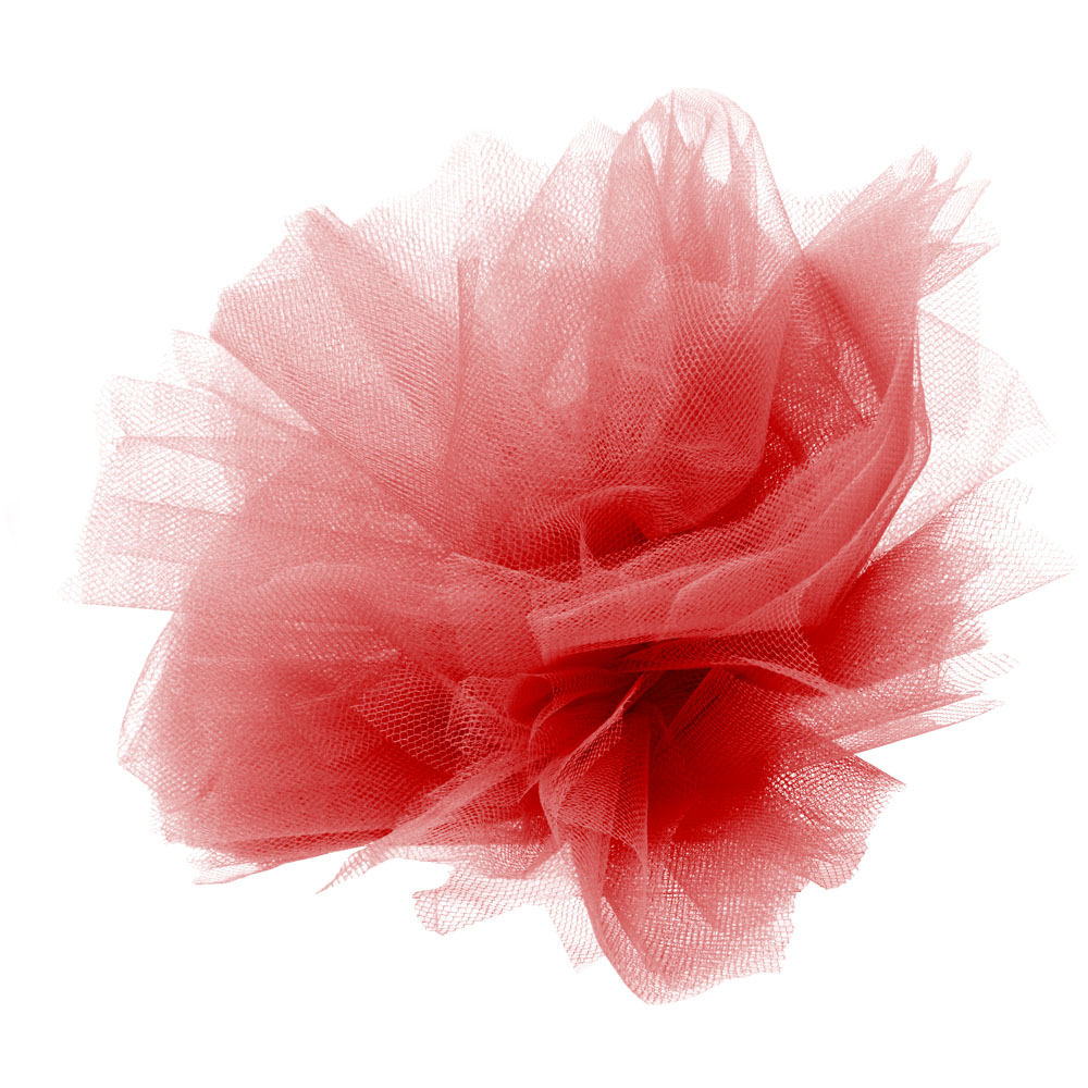 Red Torino Tulle - 6 in. x 25 Yards - Bundle of 4 Rolls