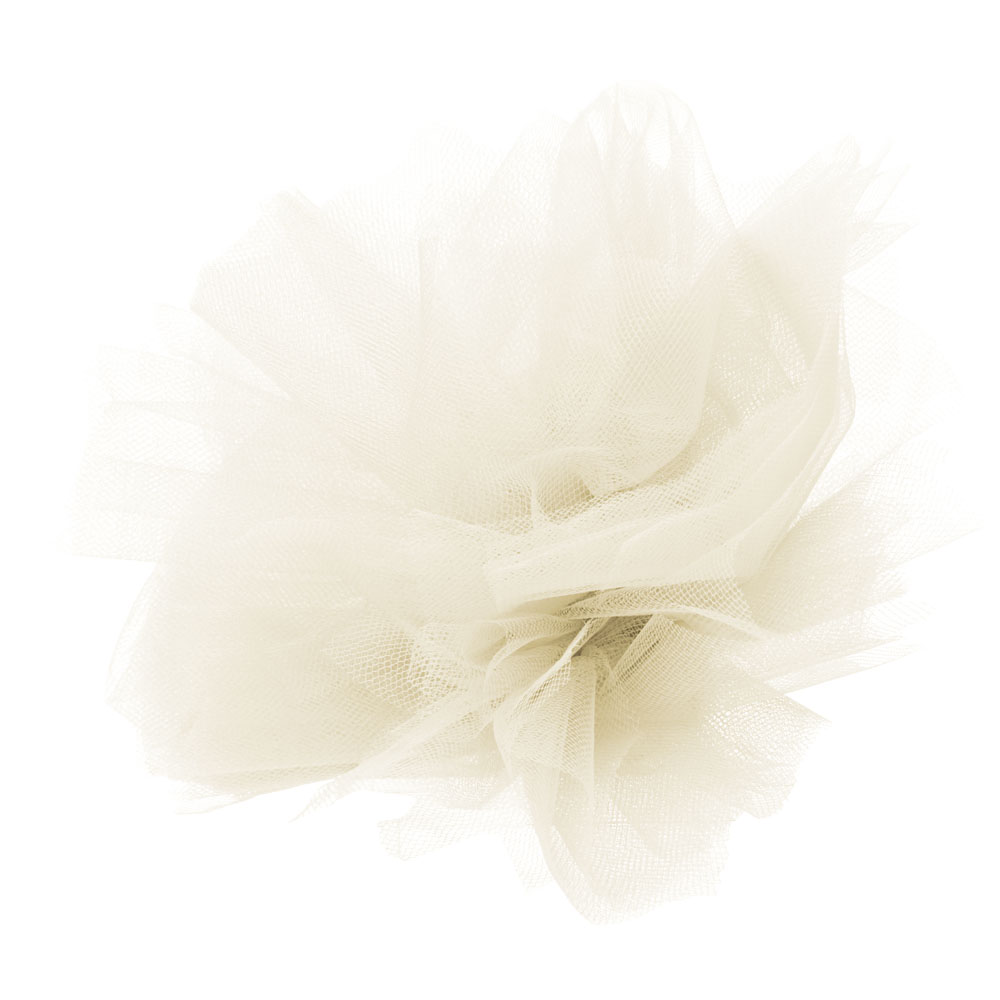 Ivory Torino Tulle - 6 in. x 25 Yards - Bundle of 4 Rolls