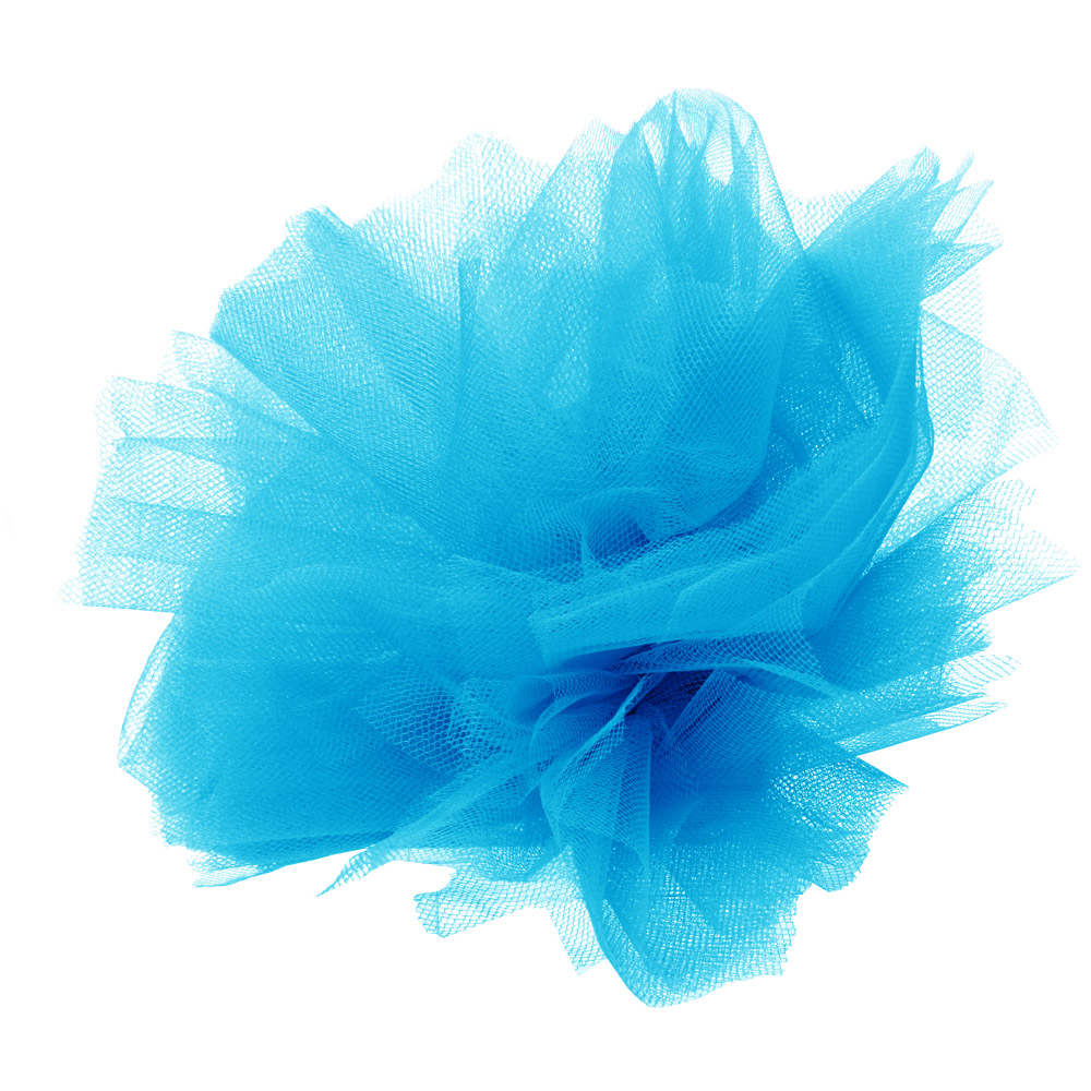 Turquoise Torino Tulle - 6 in. x 25 Yards - Bundle of 4 Rolls