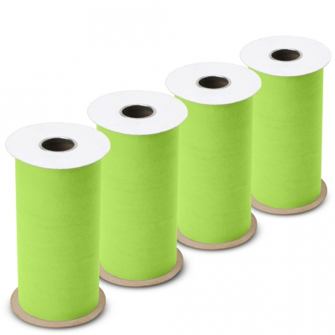 Citrus Torino Tulle - 6 in. x 25 Yards - Bundle of 4 Rolls