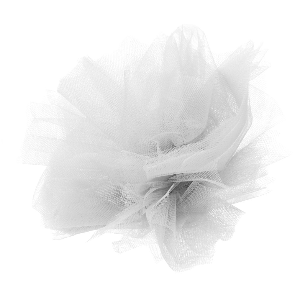 Silver Torino Tulle - 6 in. x 25 Yards - Bundle of 4 Rolls