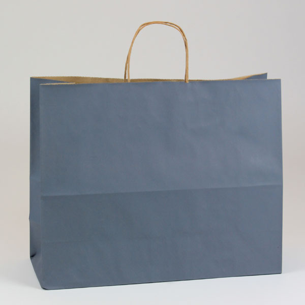 Charcoal Tinted Kraft Paper Shopping Bag - 16 x 6 x 12