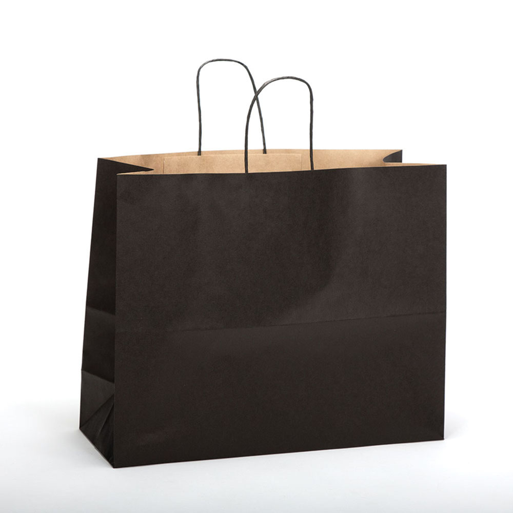 Noir Tinted Kraft Paper Shopping Bag - 16 x 6 x 12