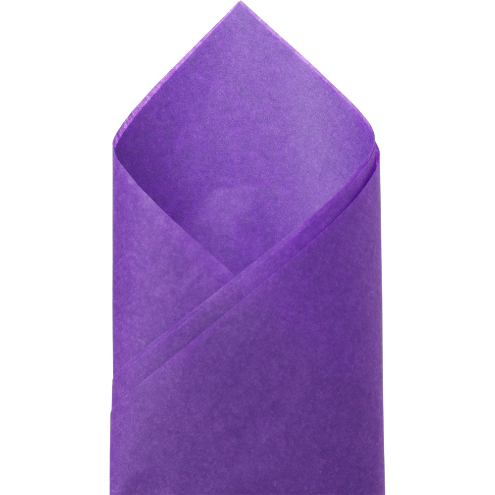 Purple Satinwrap Solid Tissue - 20 x 30 in.