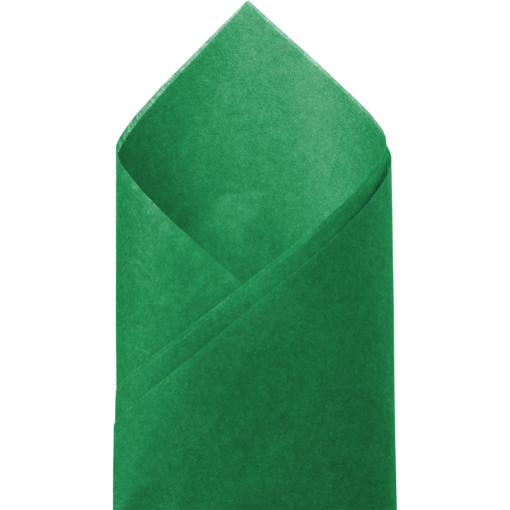Kelly Green Satinwrap Solid Tissue - 20 x 30 in.