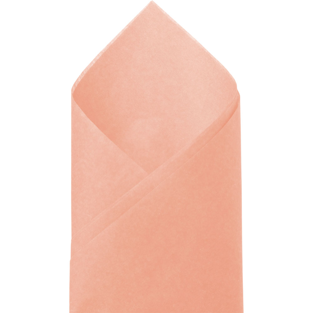 Peach Satinwrap Solid Tissue - 20 x 30 in.