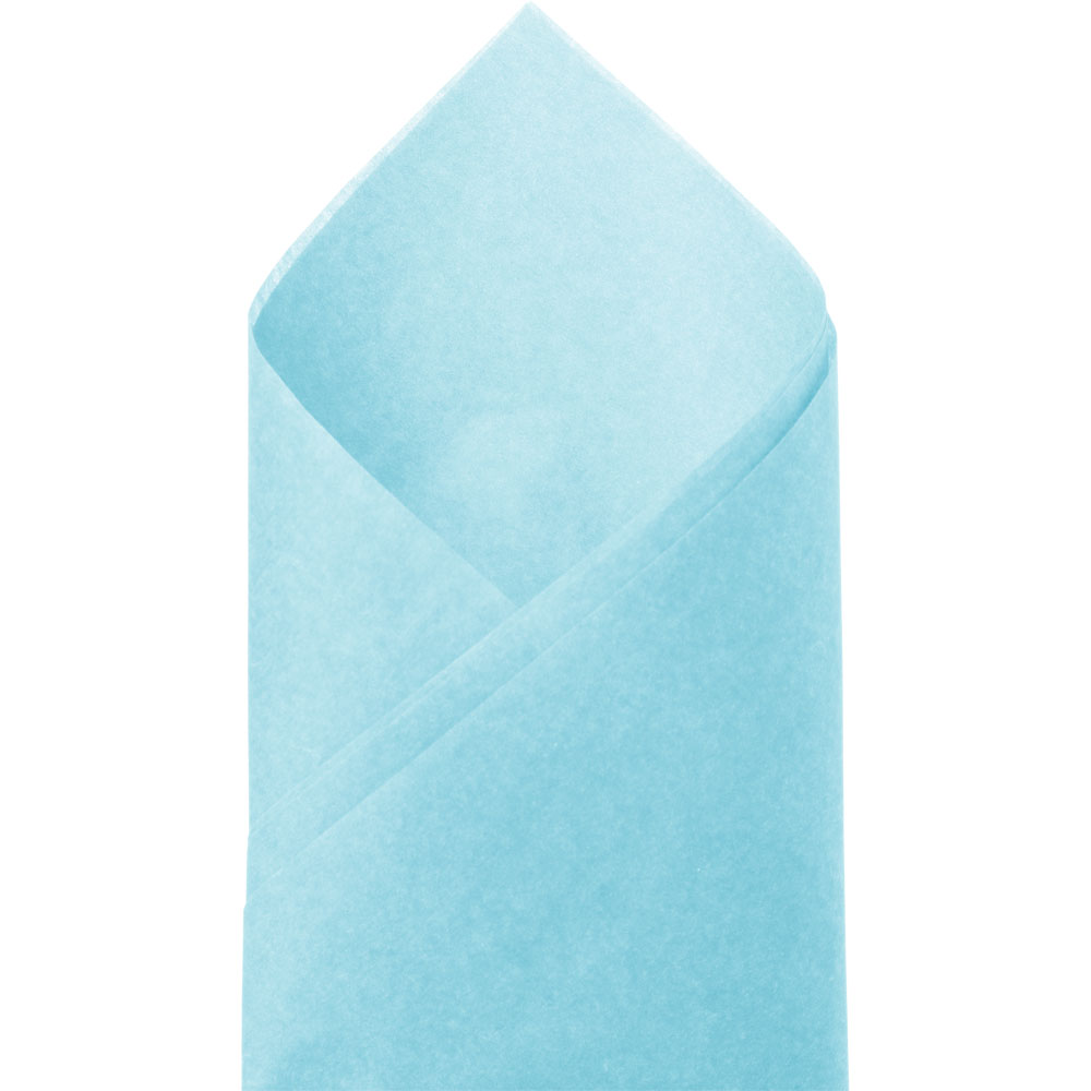 Light Blue Satinwrap Solid Tissue - 20 x 30 in.