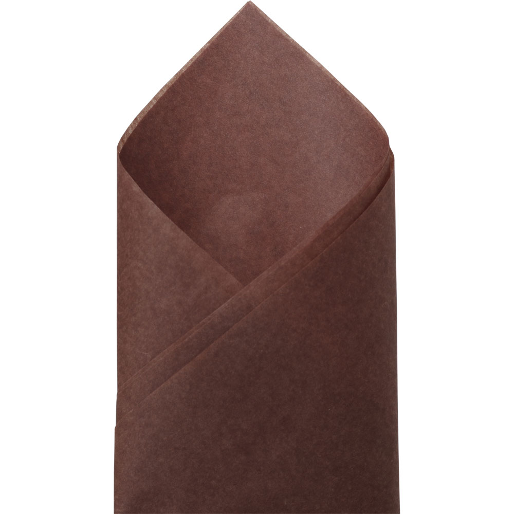 Brown Satinwrap Solid Tissue - 20 x 30 in.