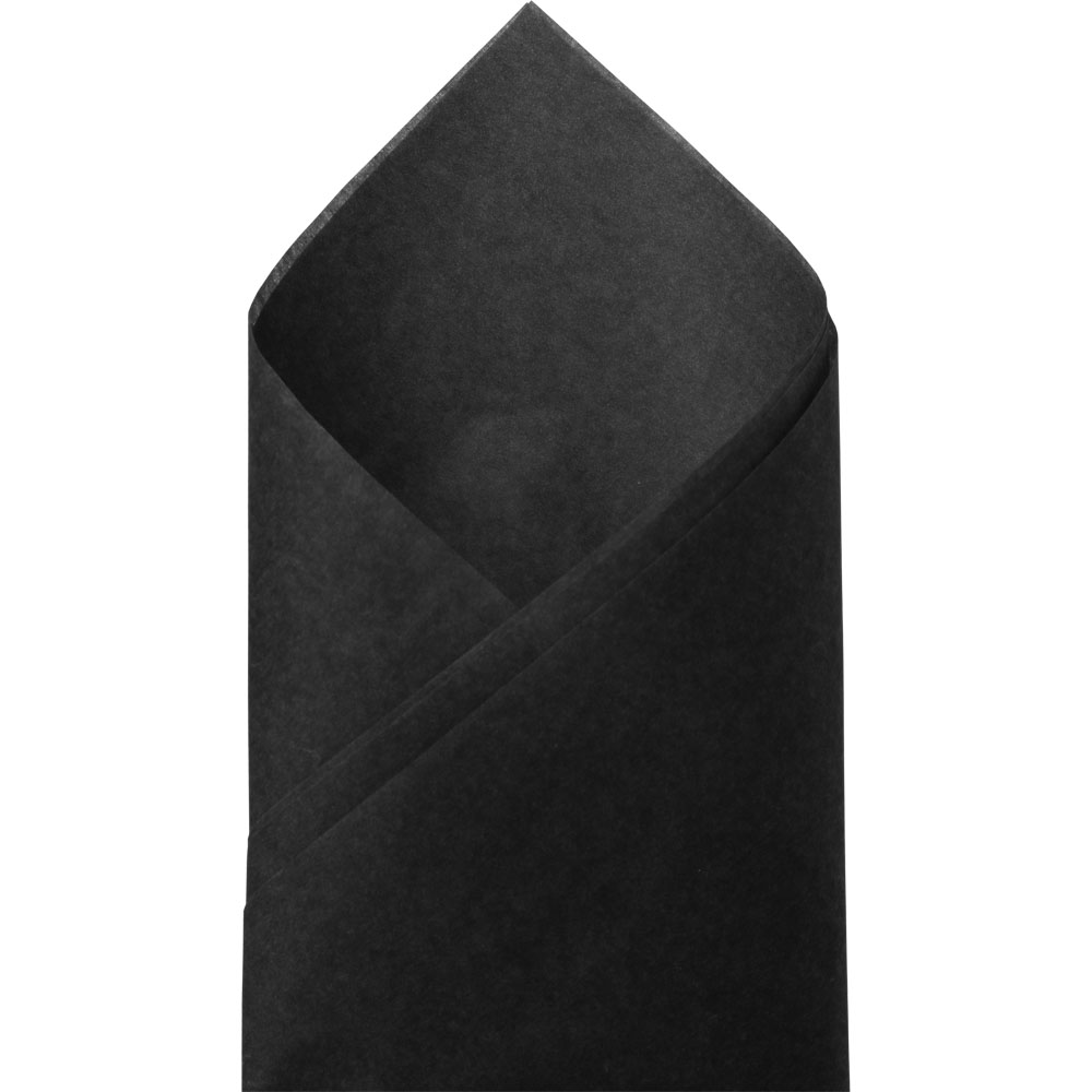 Black Satinwrap Solid Tissue - 20 x 30 in.
