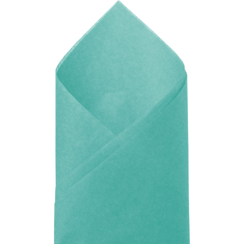 Aquamarine Satinwrap Solid Tissue - 20 x 30 in.