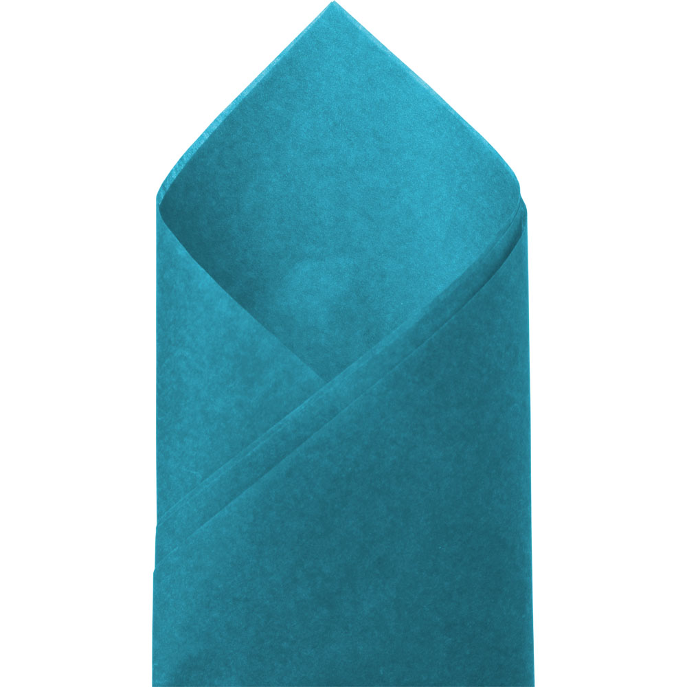 Peacock Satinwrap Solid Tissue - 20 x 30 in.