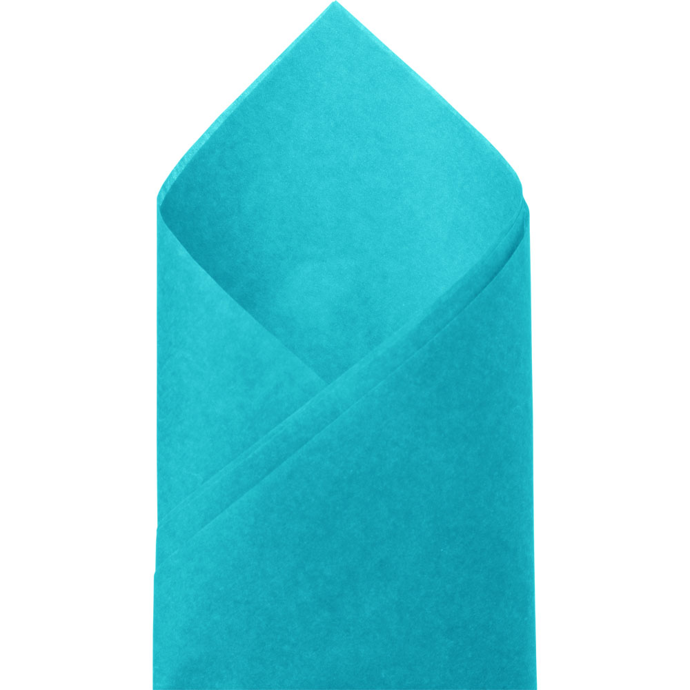 Caribbean Blue Satinwrap Solid Tissue - 20 x 30 in.