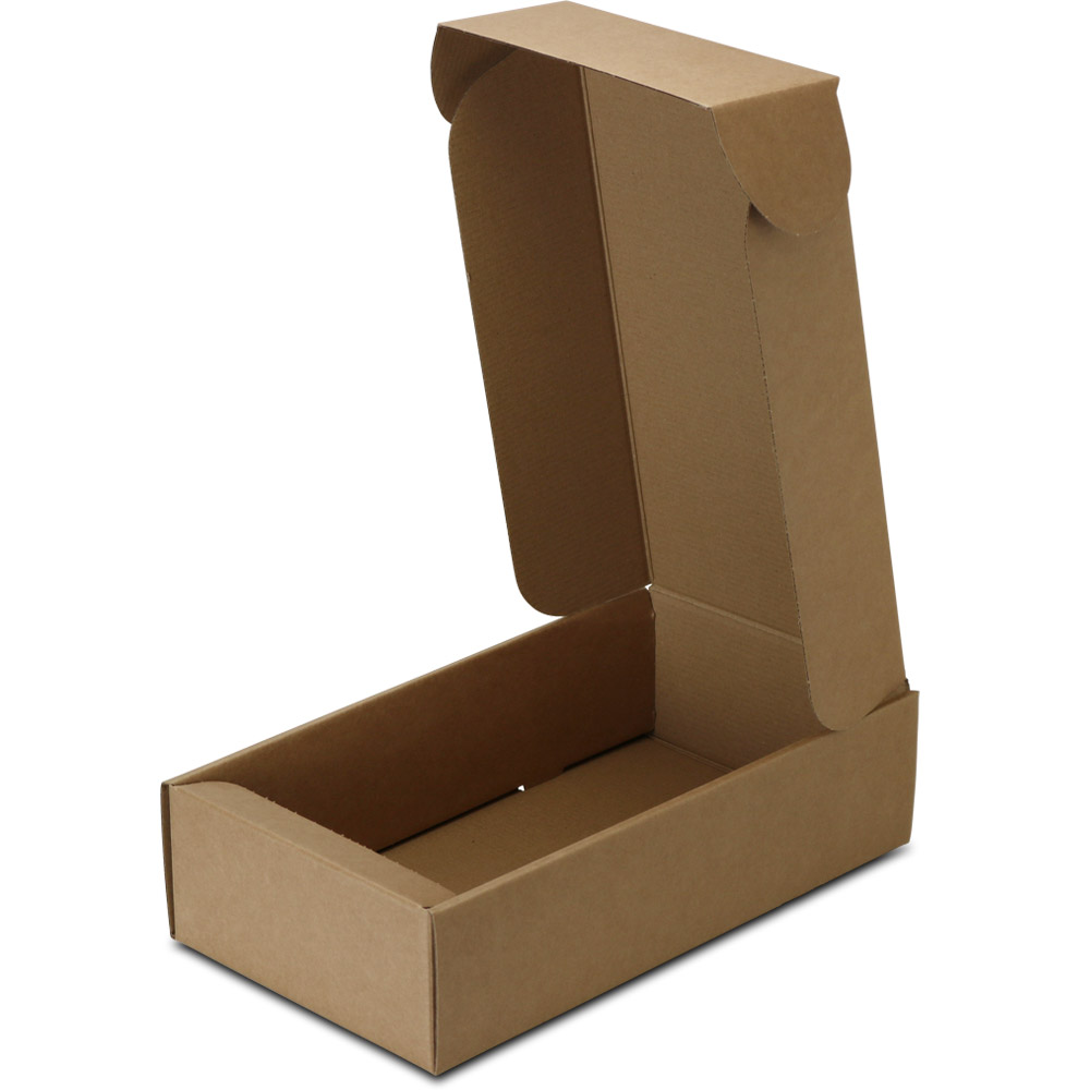 Natural Brown Kraft Corrugated Mailer Boxes - 7-1/4 x 13-3/8 x 3-1/2 in.