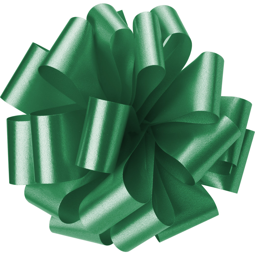 Emerald Splendorette Pre-Notched Bows - 5 in.