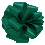 Forest Green Double Face Satin Ribbon - 7/8 in. x 100 Yards