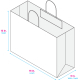 Espresso Tinted Kraft Paper Shopping Bag - 16 x 6 x 12