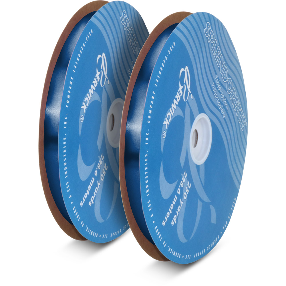 BABCOR Packaging: Lava Red Splendorette Curling Ribbon - 3/8 in. x 250  Yards - Bundle of 4 Rolls