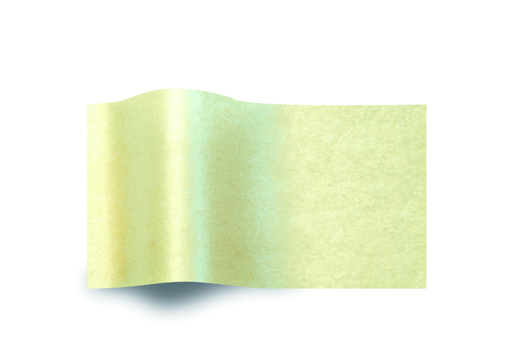 Champagne 2-Sided Pearlesence Printed Tissue - 20 x 30 in.