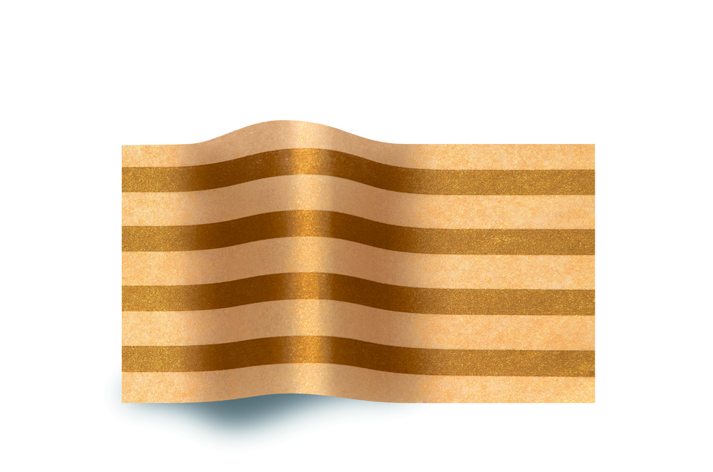 Gold Stripe/Sun Gold Precious Metals Tissue - 20 x 30 in.